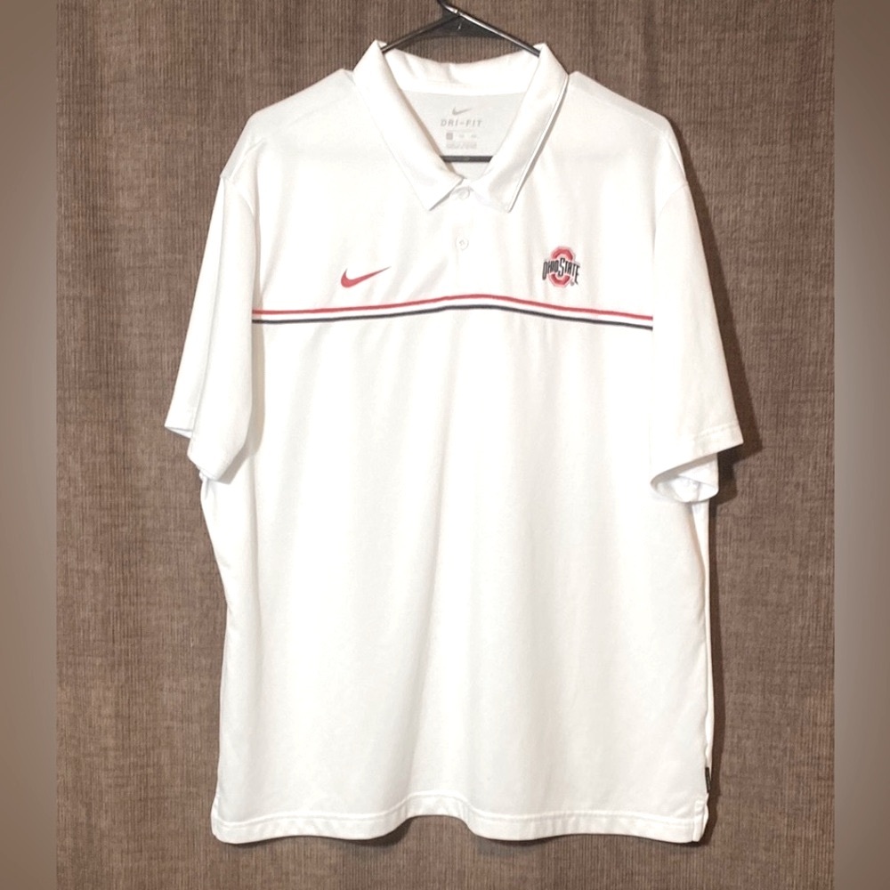 Ohio State University  NCAA Nike Dri-Fit Short Sleeve Polo Men’s XXL